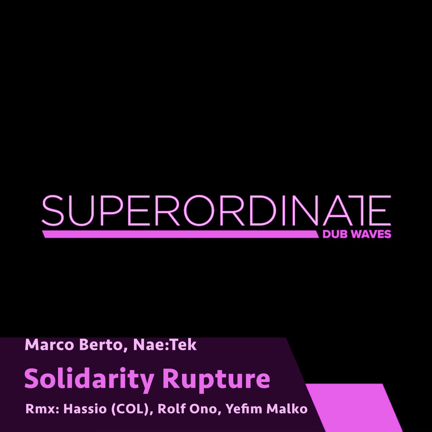 NaeTek, Marco Berto – Solidarity Rupture [SUPDUB270]
